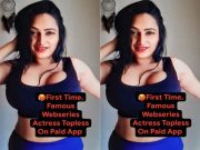 Jayshree Gaikwad New Paid App Nude Video With Full Face Pressing Her B00bs